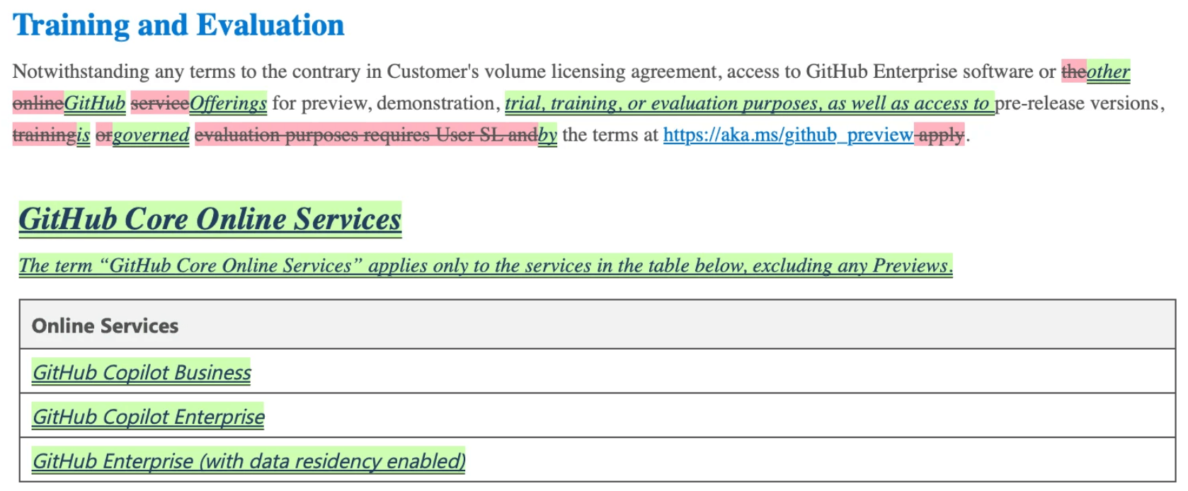 Training and Evaluation
